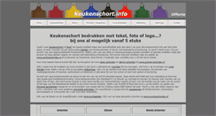 Desktop Screenshot of keukenschort.info